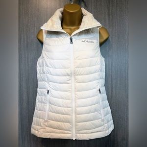 Columbia Womens White Out Lightweight Omni-Heat EUC Cream/ Gold Small